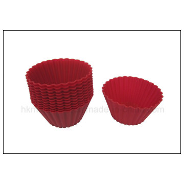 12pk Red silicona horneando copas (RS33)